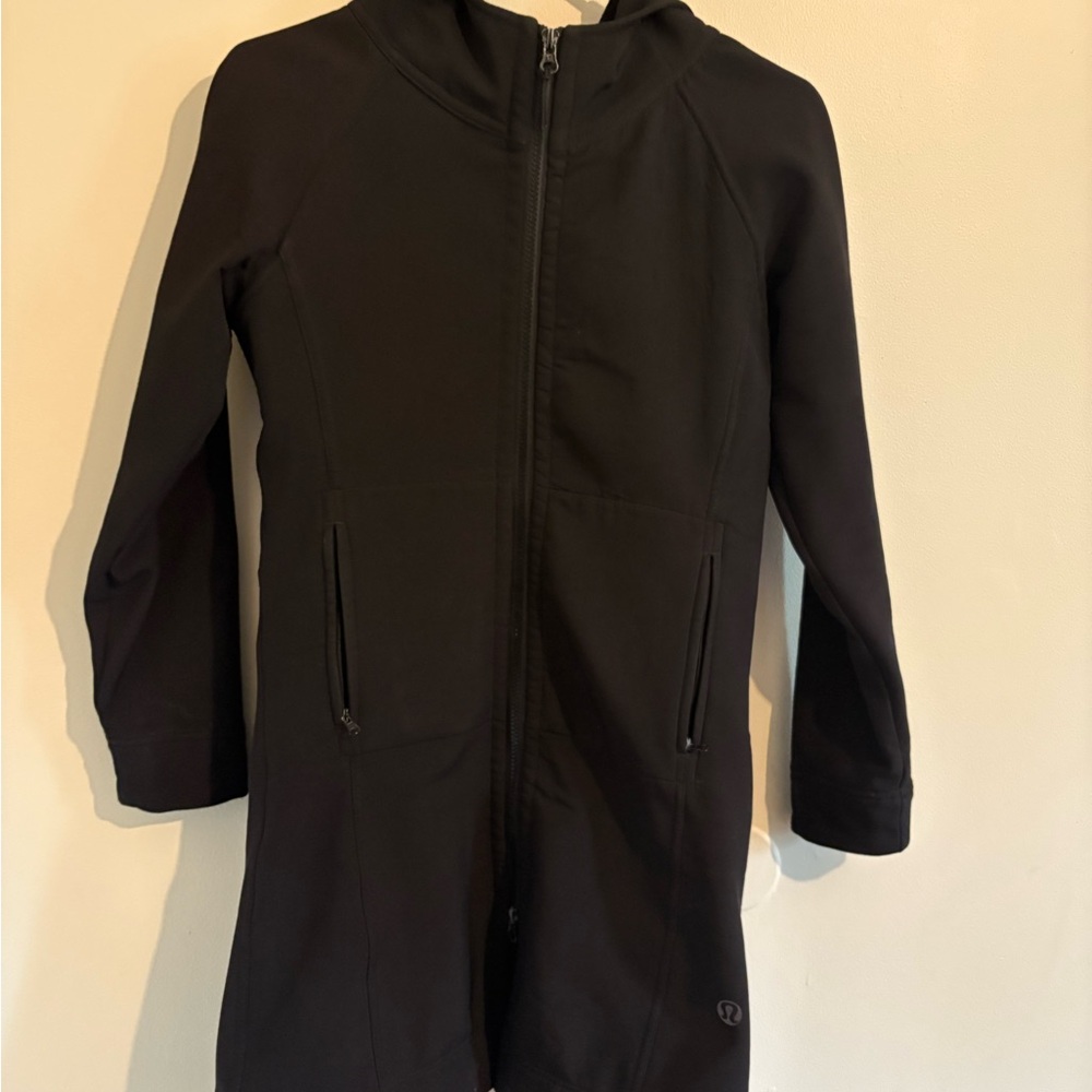 Lululemon Athletica Black Pea Coat